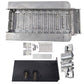 Mato 1/16 Metal Chassis with Track tensioner Back Panel for Heng Long 3818-1 RC German Tiger 1 Tank Lower Hull Robot Chassis