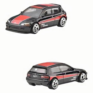 Hot Wheels 92 Honda Civic EG 90s Street Scene 5/5, 1:64 Scale