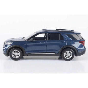 2022 Explorer XLT Dark Blue Metallic Timeless Legends Series 1/24 Diecast Model Car by Motormax 79378BL