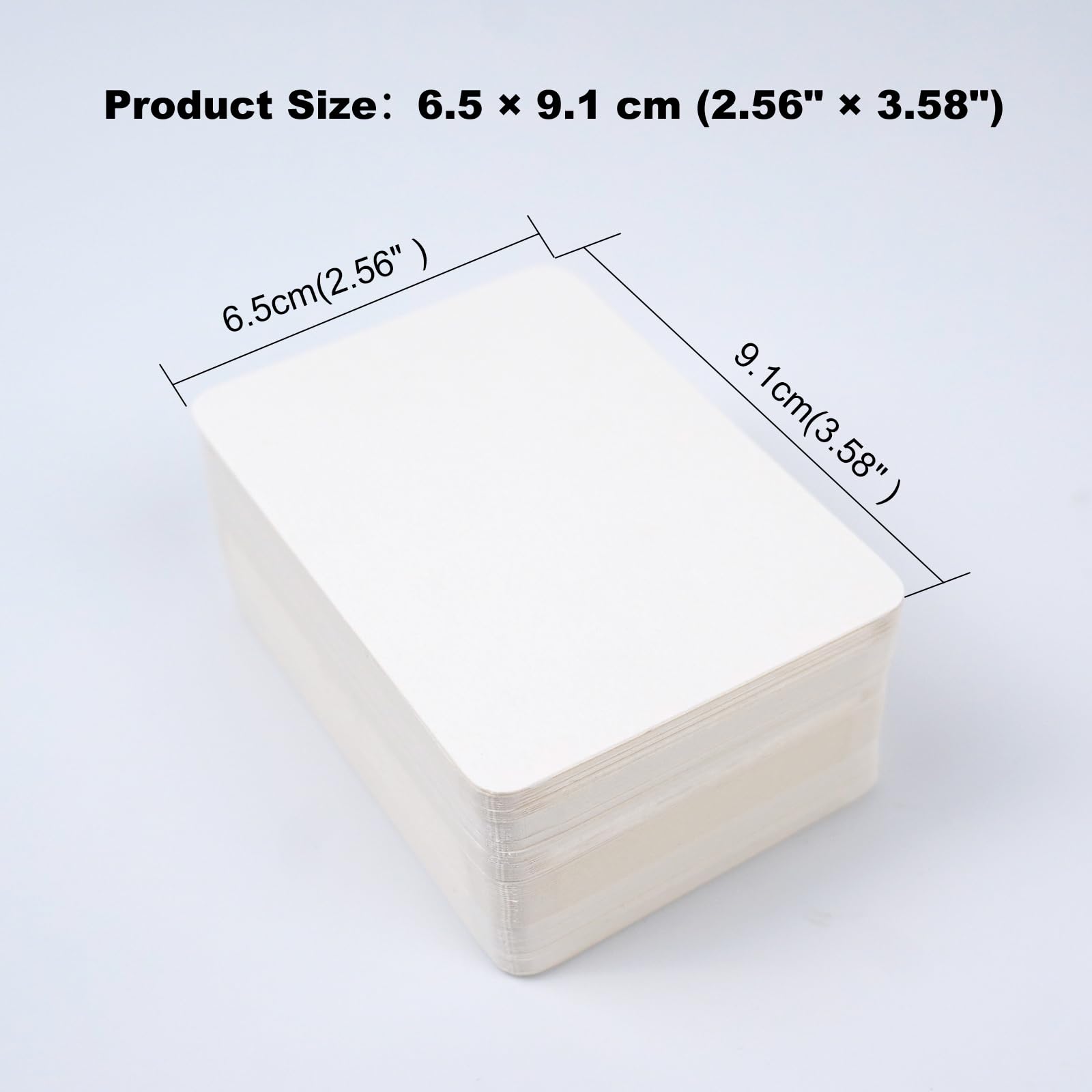 Moriquill 100 Watercolor Paper ATC Cards, 2.56 x 3.58 in, 300gsm