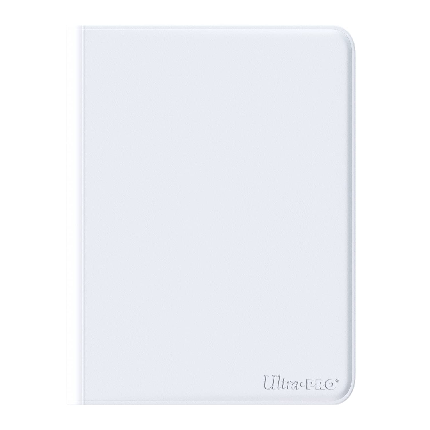Ultra PRO - Vivid 12-Pocket Zippered PRO-Binder: White - Protect 480 Standard Size Cards In Side Loading Pockets, Protect Valuable Sports Cards &