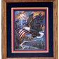 American Pride - Eagle and Flag - Paper Tole 3D Decoupage Craft Kit Size 8x10 inches 18988 (The Additional Pictures Show Examples of This Craft Kit