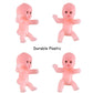 Messar 200 Pieces Mini Plastic Babies, 1 Inch Baby Doll for Baby Shower Party Favors Ice Cube Game Party Decoretions Baby Bathing and DIY Crafting