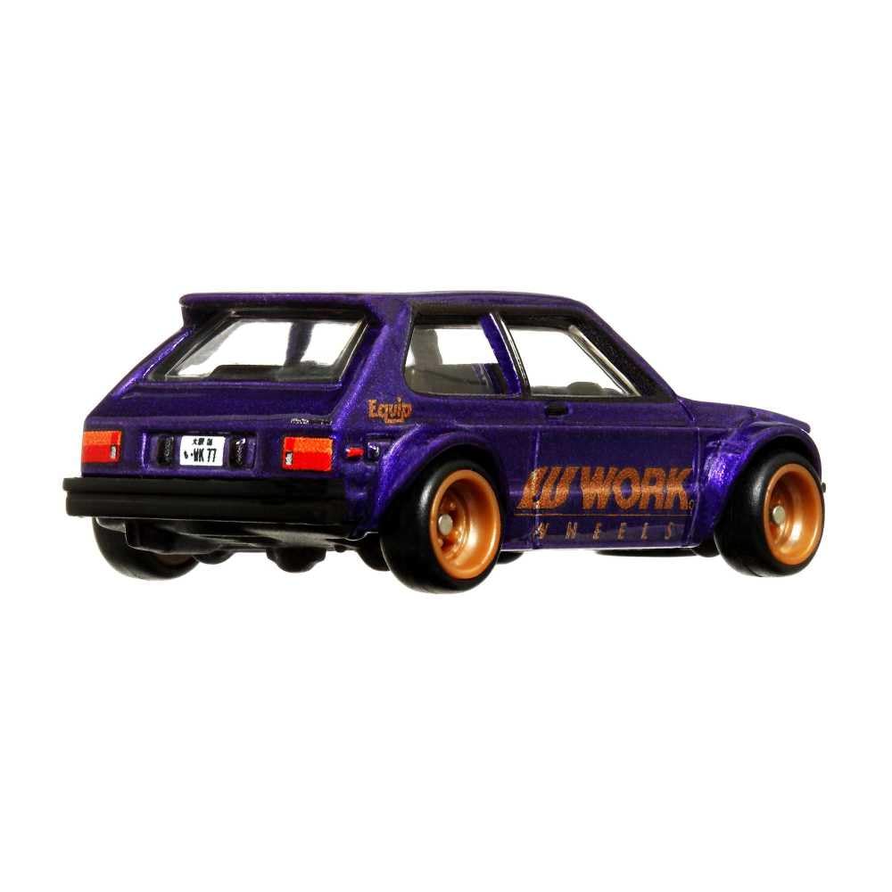 Hot Wheels Car Culture Circuit Legends Vehicles for 3 Kids Years Old & Up, 81 Toyota Starlet Kp61, Premium Collection of Car Culture 1:64 Scale