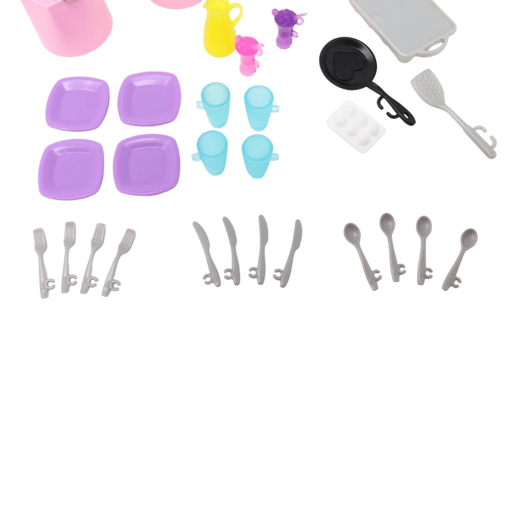 Replacement Parts for Barbie Doll Dreamhouse - GRG93 ~ Replacement Dishes, Cookware, Food, Plants and Plant Holders