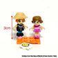 Mini Collectible Figure Set Inspired by World of Yootz! ~ Unopened Blind Bag ~ Each Bag Contains 2 Figures ~ Most Bags Contain 2 Figures, 1 Block and