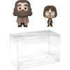 Funko Rubeus Hagrid & H a r r y Potter: Vynl. Vinyl Figurine Bundle with 1 Compatible Protector (26524 - B)