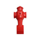 Shelti 1 Red & 1 Black Foosball Men with Roll Pins