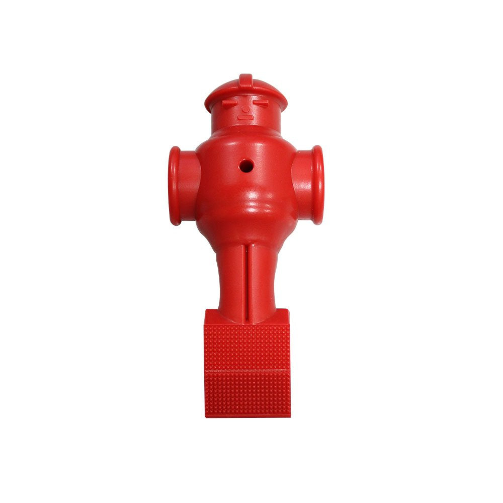 Shelti 1 Red & 1 Black Foosball Men with Roll Pins