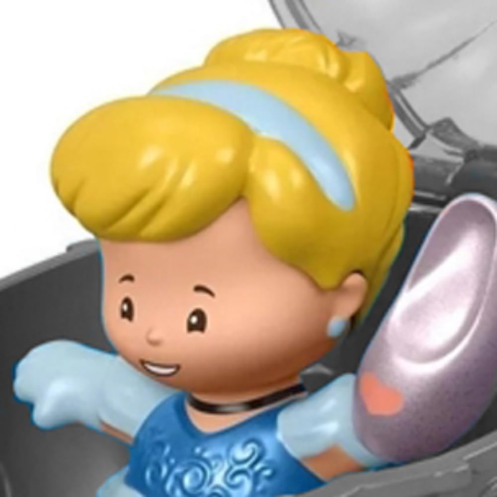 Fisher-Price Replacement Part Little People Princess Parade Float Playset GKR17 - Replacement Cinderella Figure Holding White Slipper