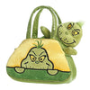 Aurora® Whimsical Dr. Seuss™ Fancy Pal™ Peek-A-Boo™ Grinch Stuffed Animal - Officially Licensed Plush for Imaginative Play - Perfect for Kids