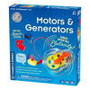 Thames & Kosmos Motors & Generators Science Kit | 25 Guided STEM Experiment Lessons | 48 Page Color Student Guide | Grades 3-6 | Ages 8+ | Play