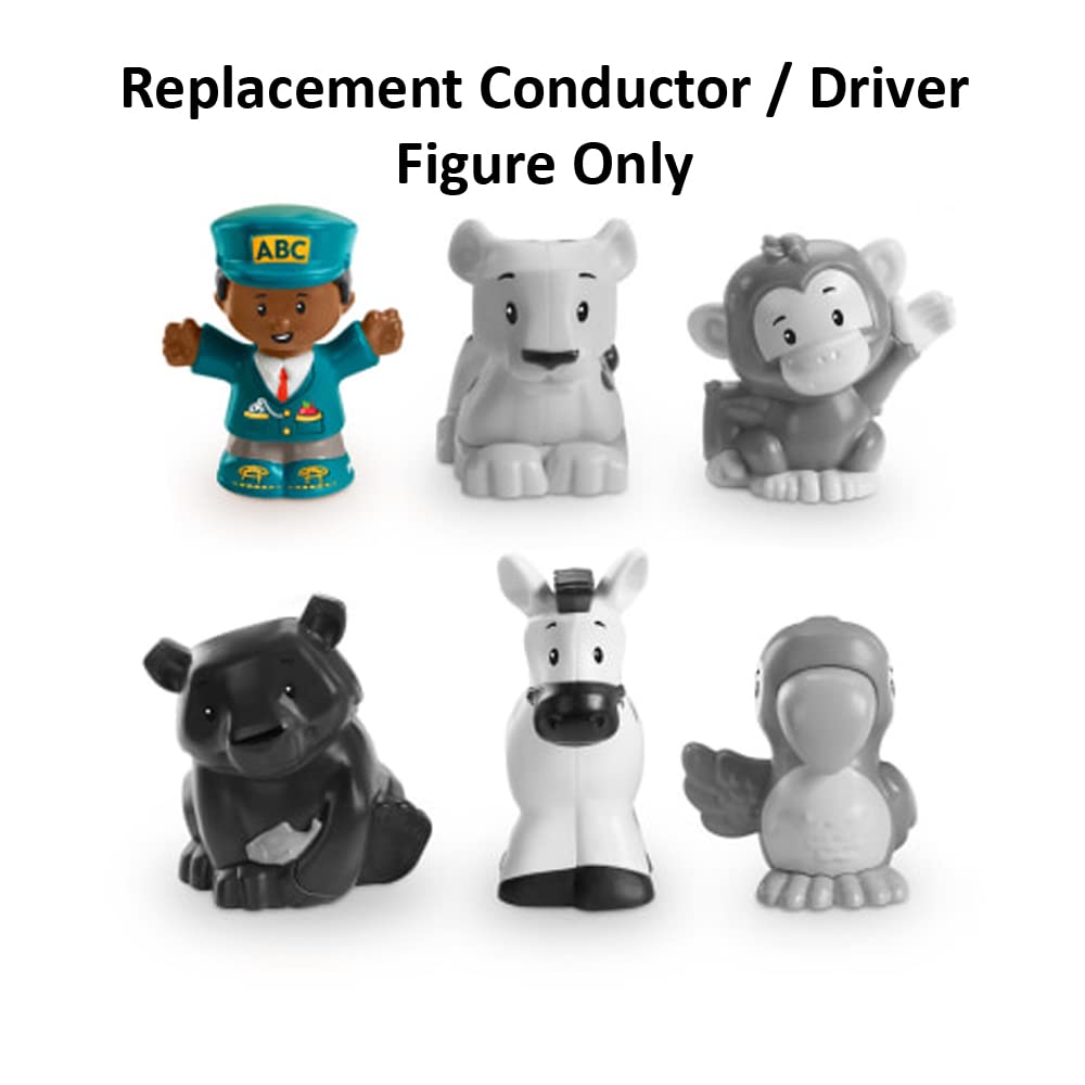 Replacement Part for Fisher-Price Little People Big ABC Animal Train Playset - HCL79 ~ Replacement Conductor/Driver Figure