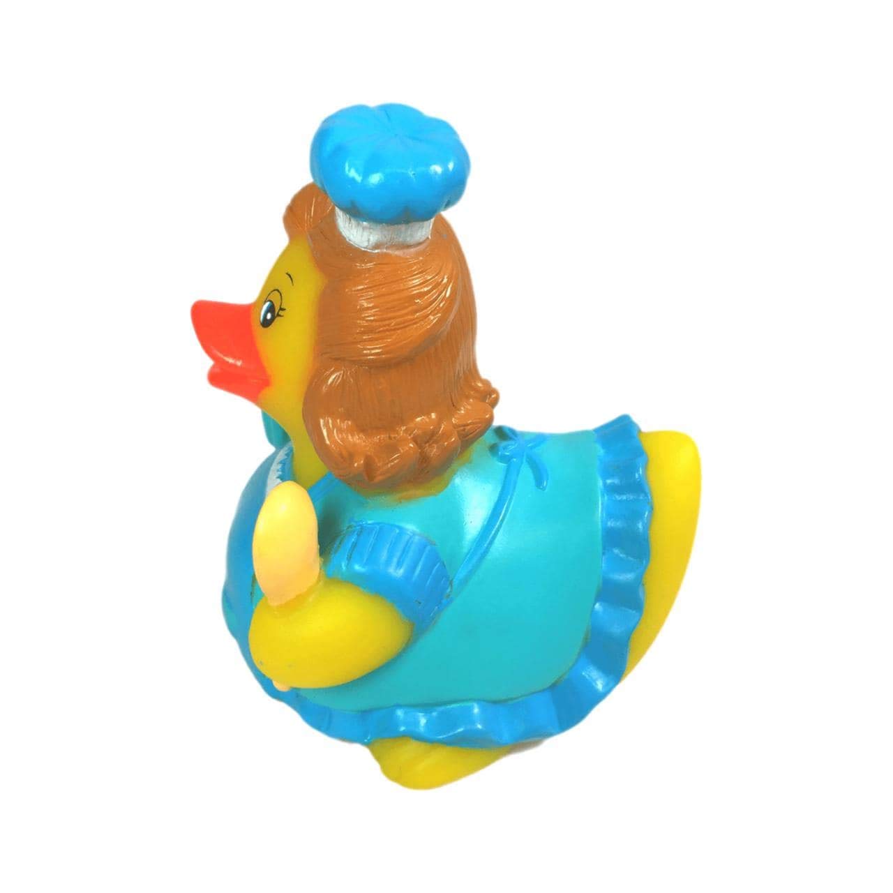 3" Baking Rubber Duck [Sealed Hole, Floats Upright] - Baby Safe Bathtub Bathing Toy