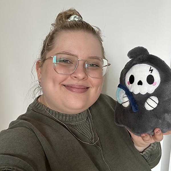 Squishable - Snugglemi Snackers Reaper - Spooky Collection - 7 in - Soft Toy Collectible Stuffed Animal - Beans