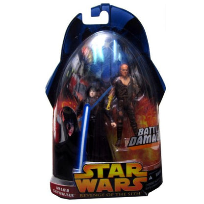 Star Wars - 2005 - Hasbro - Revenge of the Sith - Anakin Skywalker Battle Damage Action Figures - Collection 1 - New - Limited Edition - Collectible
