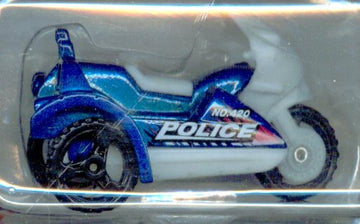 Matchbox 2002-59/75 Rescue Rookies Police Motorcycle 50 Years 1:64 Scale