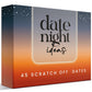 Eluvate 45 Romantic & Fun Scratch Off Date Night Ideas Card Game, Couple Gifts for Boyfriend, Girlfriend, Wife, Husband, Engagement, Birthday