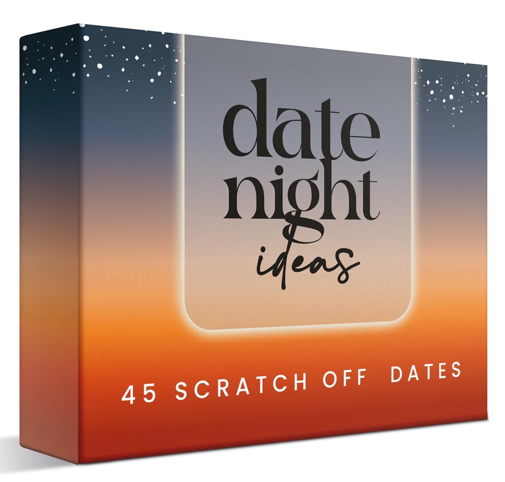 Eluvate 45 Romantic & Fun Scratch Off Date Night Ideas Card Game, Couple Gifts for Boyfriend, Girlfriend, Wife, Husband, Engagement, Birthday