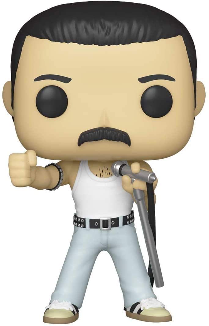 Funko POP Pop! Rocks: Queen - Freddie Mercury Radio Gaga 1985, Multicolor, 3.75 inches