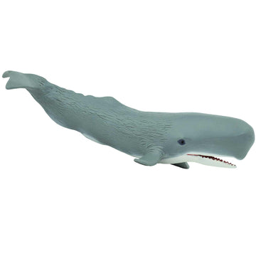 Safari Ltd. Sperm Whale Figurine - Detailed 8.5" Plastic Model Figure - Fun Educational Play Toy for Boys, Girls & Kids Ages 3+