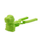 cxnbm Snowball Maker Mold, Dinosaur Shape Snowball Maker Toys,2021 New Winter Snow Toys, Funny DIY Snow Ball Clip Tool for Kids Adults (Green, 1PC)