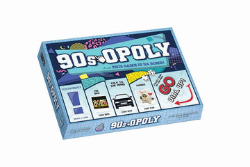 90s-Opoly Board Game - A Fun Property Trading Game that is The Bomb! - for 2 to 6 Players Ages 8 and up