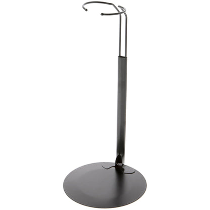 Plymor DSP-10B Black Adjustable Doll Stand, fits 16, 17, 18, 19, 20, 21, 22, 23, and 24 inch Dolls or Action Figures, Waist is 2.5" - 3.5" wide, 7"