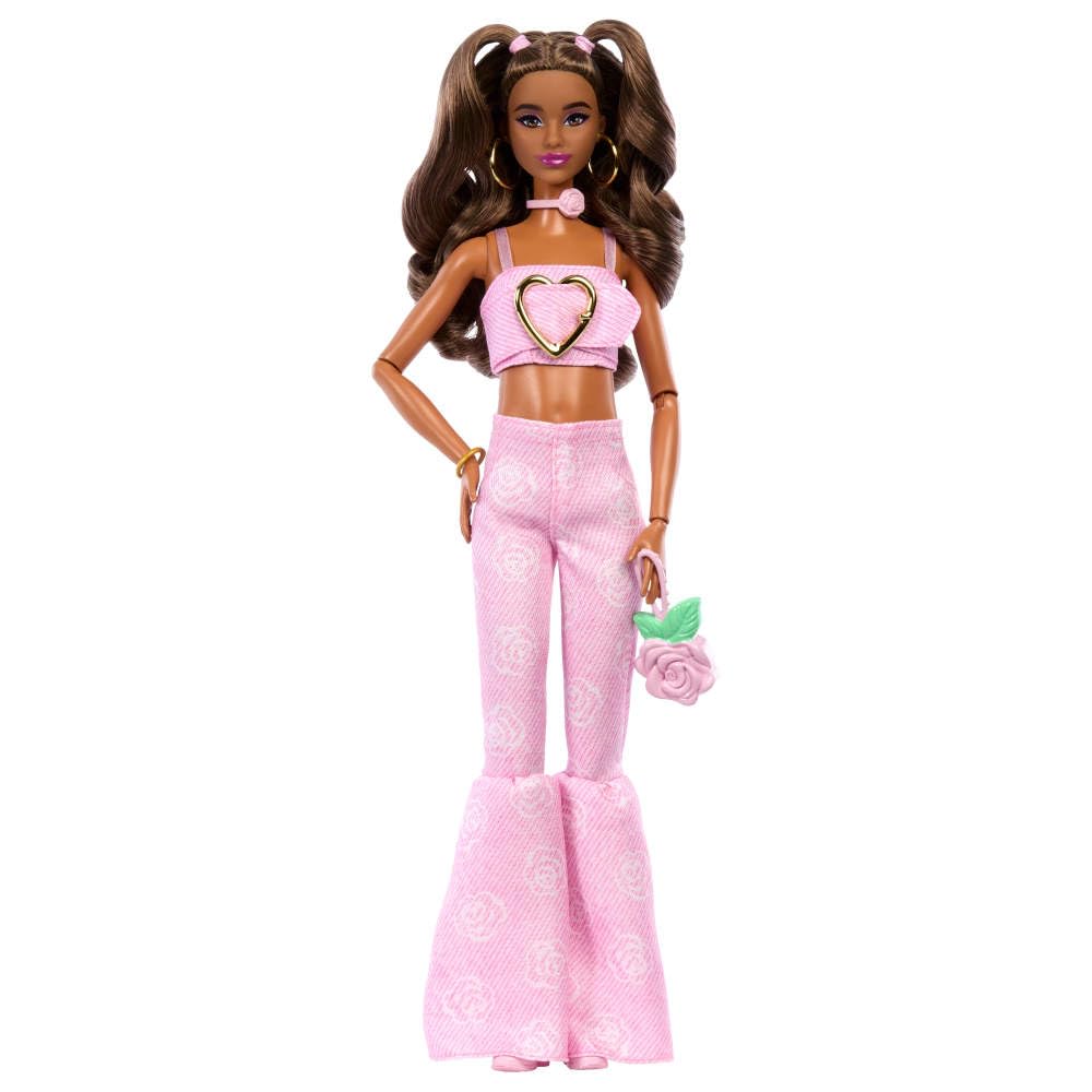 Barbie Deluxe Style Doll #12 in Pink Denim Crop Top