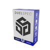 DuelSpec XD - Black - Premium TCG Card Sleeves 100 Pack Standard Size 66x91mm Matte Deck Protectors, Clear Front & Opaque Back, Tournament Grade