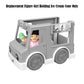 Mattel Replacement Part for Little People Share A Treat Ice Cream Truck - GGT35 ~ Replacement Figure ~ Girl Holding Ice Cream Cone