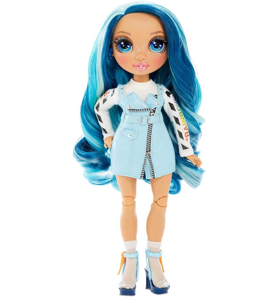 Rainbow Surprise Rainbow High Skyler Bradshaw - Blue Clothes Fashion Doll with 2 Complete Mix & Match Outfits and Accessories, Toys for Kids 4 to 15