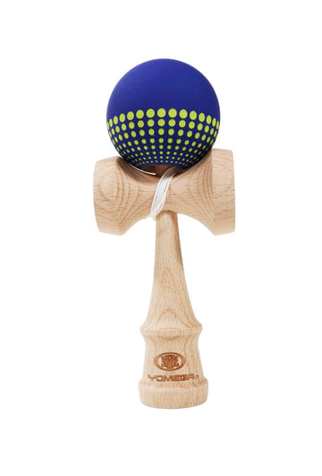 Yomega Pro Model Kendama - The Traditional Japanese Toss and Catch Skill Game with Rubberized Paint for Easier Skill Building Play (Dark Blue)