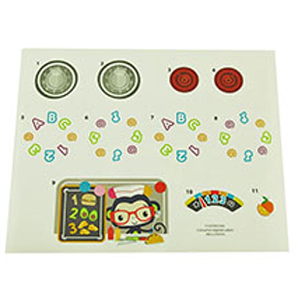 Replacement Part for Fisher-Price 2-in-1 Servin' Up Fun Jumperoo - HBX70 ~ Replacement Label/Sticker Sheet