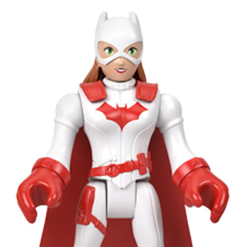 Fisher-Price Replacement Part Imaginext Playset Inspired by DC Superfriends Holiday Theme - HML59 ~ Replacement Poseable Batgirl Figure ~ Dressed in