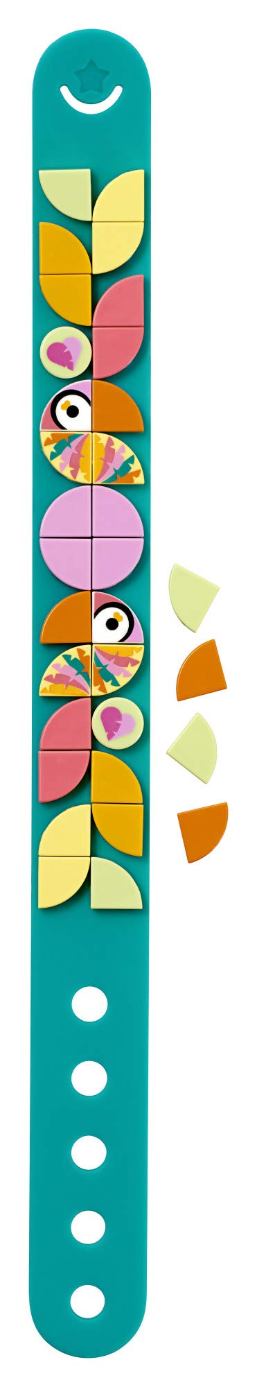 LEGO DOTS Love Birds Bracelet 41912 DIY Craft Bracelet Making Kit, A Fun Craft kit for Kids who Like Making Creative Jewelry, Perfect for a Holiday or