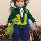 iCradle 24 inch Boy Dolls Reborn Toddler Dolls Realistic Looking Soft Silicone Weighted Soft Cloth Body Newborn Baby with Dinosaur Clothes