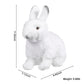 gtadqiu White Plush Bunny Stuffed Animal, 11 Inch