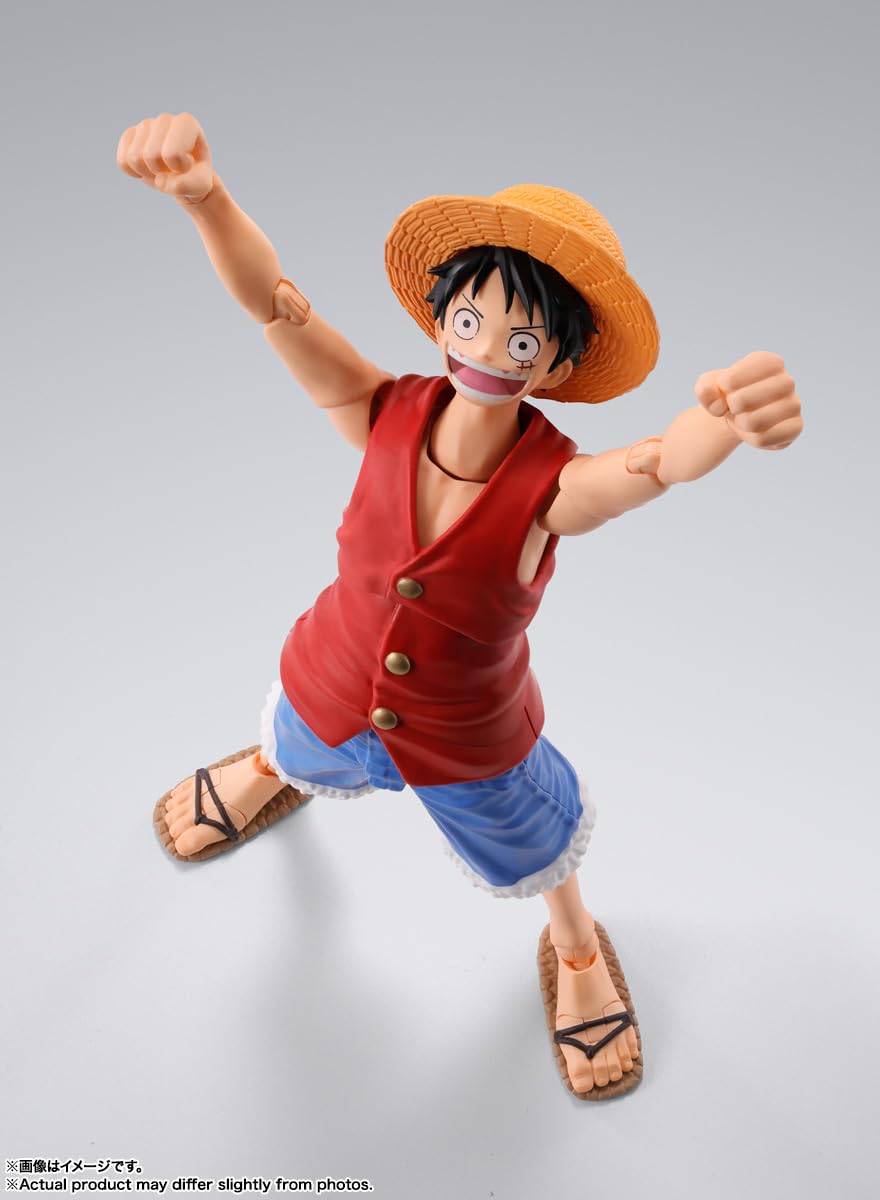 TAMASHII NATIONS - One Piece - Monkey D. Luffy -Romance Dawn- (Reissue) S.H.Figuarts Action Figure