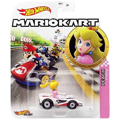 DieCast Hot Wheels Mario Kart Princess Peach, P-Wing