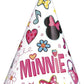 Iconic Minnie Mouse Party Cone Hats - One Size, 8 Pcs