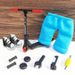 MIKEMENG Finger Scooter With Tools and Shoes - Board Accessories Pack 1 Black Toy for Kids (Black Scooter)
