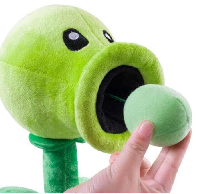 6 PCS Plants and Zombies Plush Plants Zombies Sets Toy Bonk Choy, 1 2 Stuffed Soft New Pirate Doll Jester Plushies, Green Peashooter PVZ Figure