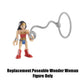 Replacement Part for Fisher-Price Imaginext Playset - DRN36 ~ Super-Friends Superman and Wonder Woman ~ Replacement Poseable Wonder Woman Figure