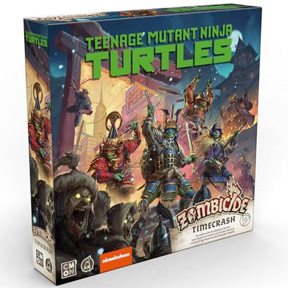 CMON Zombicide White Death: TMNT Time Crash Expansion - Turtle Team’s Quest Through Zombie New York, Cooperative Strategy Game with Tabletop