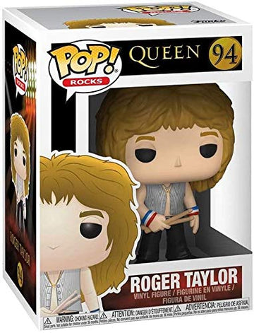 Funko 33716 Pop Rocks: QueenRoger Taylor, Multicolor