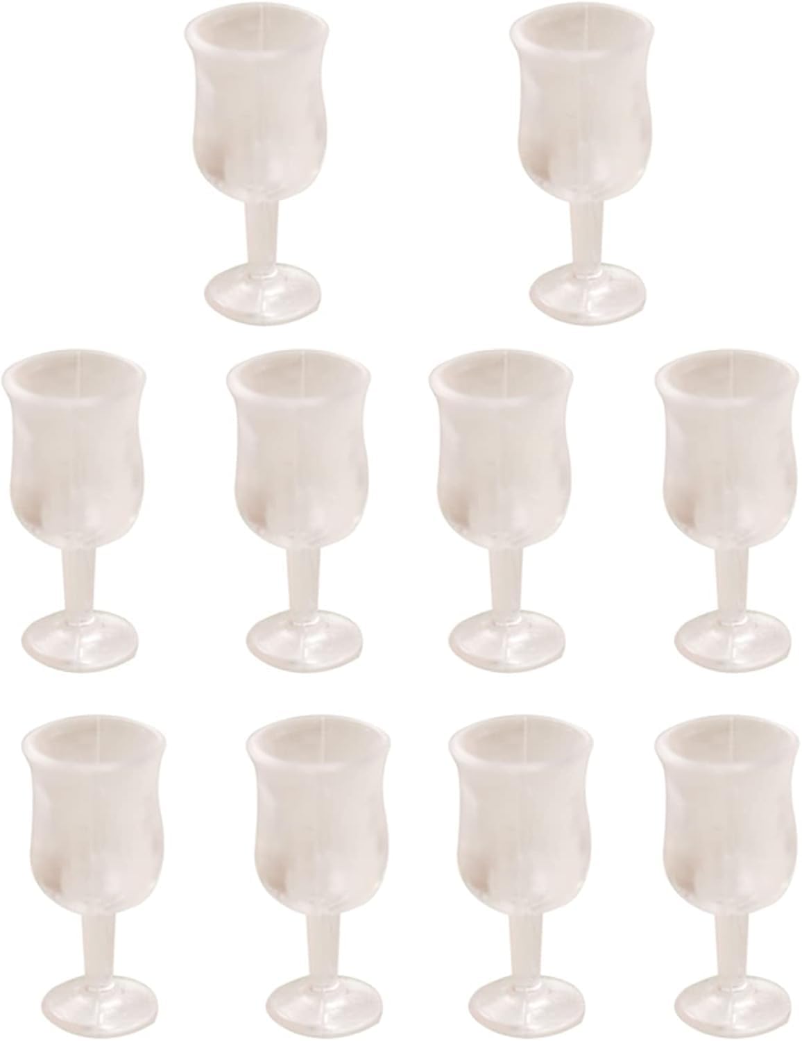 10Pcs Miniature Cup Lovely DIY Mini Goblet Model Play House Drinkware Toy, Dollhouse Accessories