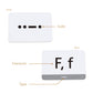 CARDDIA International Morse Code Educational Flash Cards (ITU Standard), 53 Pieces, Standard Playing Card Size, Sturdy, Water Resistant