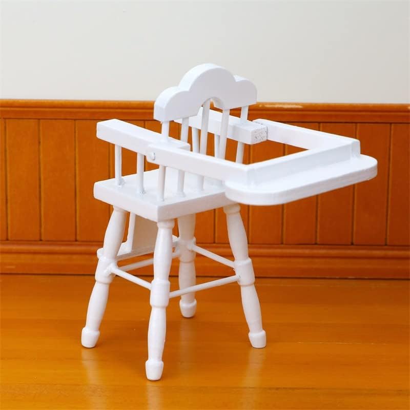 SXFSE Dollhouse Decoration Accessories, Dollhouse Furniture Dining Chair Miniature Living Room Pretend Play Toy