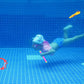ZHFUYS Diving Pool Toy Underwater Swimming Throwing Diving Torpedo Shark,4 Pack